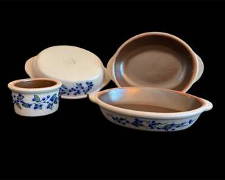 Salmon Falls Oval Stoneware Crock