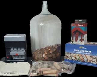 Pennies and Coin Sorter