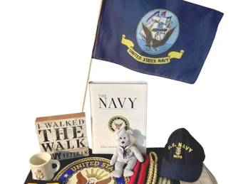 Vintage US. Navy Decor Memorabilia Bundle