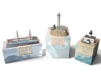 Vintage Harbor Lights California Figurine Lot