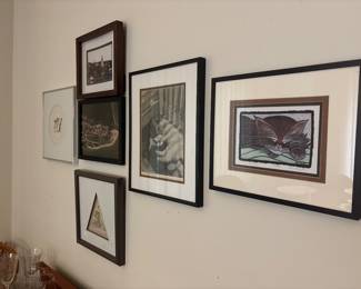 Assorted original artwork