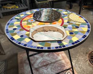 Patio cafe table
