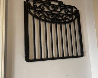 Antique Victorian Gothic Cast Iron Vent Cover Or Grate