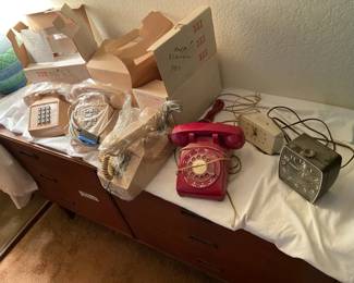 Old School Phones and Alarm Clocks
