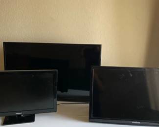 Three Small Samsung TVs