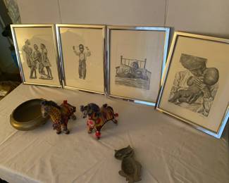 Four Signed Prints and More
