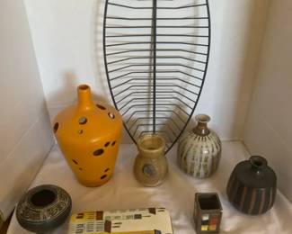 Assorted Pottery and More Decor