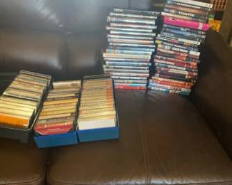 DVD Movies and Cassette Tapes