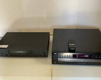 Sony Video Cassette Recorder and JVC 5 Disc Player