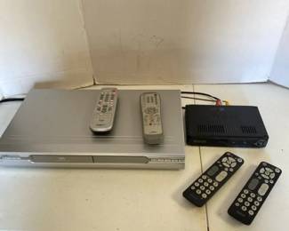 LiteOn DVD Recorder and RCA Digital to Analog TV Converter
