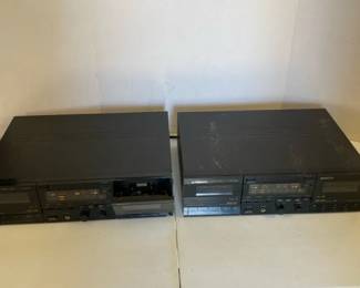 Two Pioneer Cassette Stereos