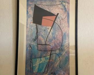 Signed Klee Kite Print
