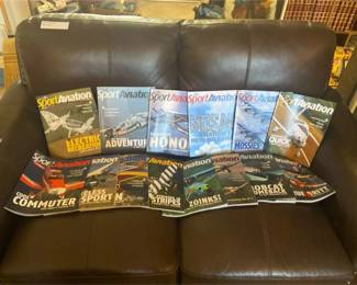 Lot of Sport Aviation Magazines
