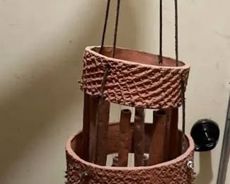 Vintage Handmade Terracotta Clay Wind Chime