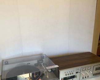 Technics Turn Table Fisher 8 Track Player