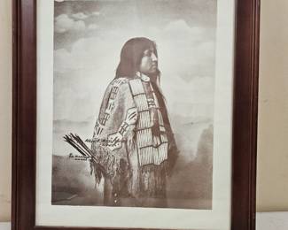 Framed Photographic Prints, Rinehart Clear Annie Redshirt Sioux Native American, 1900