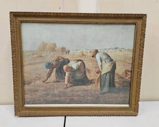 Bookplate No. 102, “The Gleaners”, by Jean Francois Millet