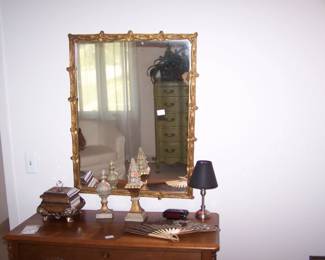 GILT-FRAMED MIRROR