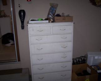 WHITE-PAINTED CHEST