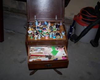 STUFF IN THE SEWING CABINET