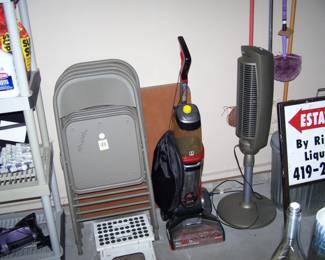 FAN, VAC & FOLDING CHAIRS