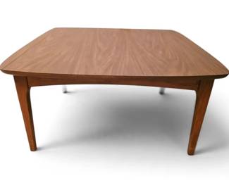 MidCentury LowProfile End Table With Wood Grain Formica Top