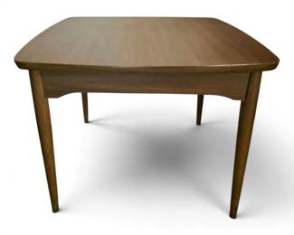 MidCentury Square Walnut Veneer End Table