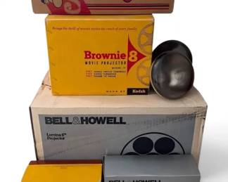 Movie Cameras, Lighting, Projectors Kodak, Bell Howell, Acme