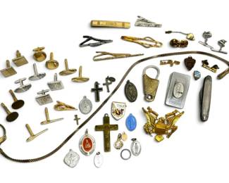 Cufflinks, Lapel Pins, Tie Clips More Mens Jewelry
