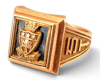10k Gold 1951 Class Ring Size 6 7g