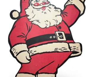 Vintage Santa Claus Cardboard Cutout