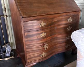 4 drawer slant front desk
