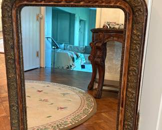 Antique wall mirror