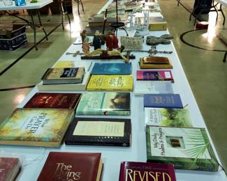 Home Decor, Furniture, dishes, cookware, furniture, collectibles, purses, shoes, clothing, toys & books, and much more!