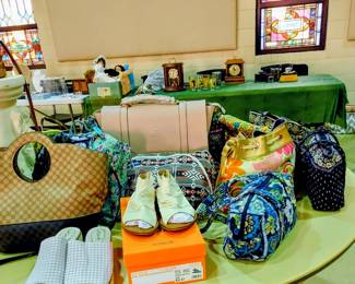 Home Decor, Furniture, dishes, cookware, furniture, collectibles, purses, shoes, clothing, toys & books, and much more!