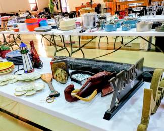 Home Decor, Furniture, dishes, cookware, furniture, collectibles, purses, shoes, clothing, toys & books, and much more!