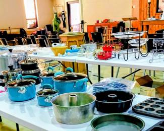 Home Decor, Furniture, dishes, cookware, furniture, collectibles, purses, shoes, clothing, toys & books, and much more!