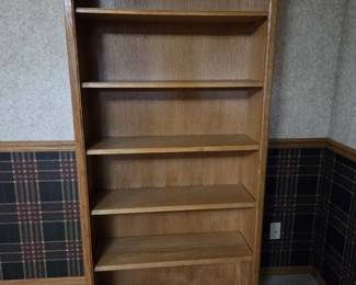 Bookshelf 1 Goak 36 Oak Finish 6Shelf Bookcase  Model Tb3672lt