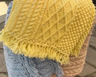 Handmade Afghans  2 Large, 1 Small