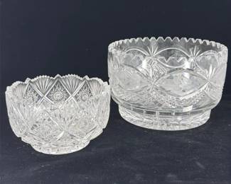 Cut Glass Bowls