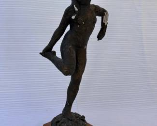 Vintage Austin Productions Cast Ballerina  Dancer Statue  AsIs