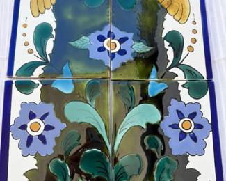 Vertical Painted Tiles