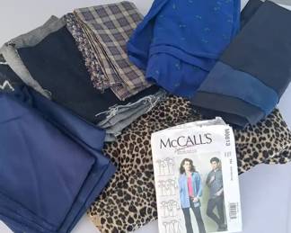 Vintage McCalls Patterns and Fabric