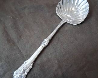 Wallace Grande Baroque Sterling Handle Scallop Casserole Spoon