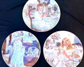Edwin Knowles 3 Collectors Plates