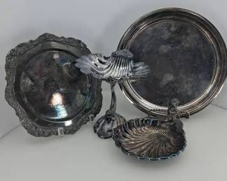 Silver Plated Dishes and Plates