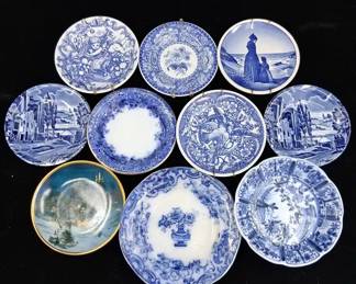 Blue White Collectible Plates
