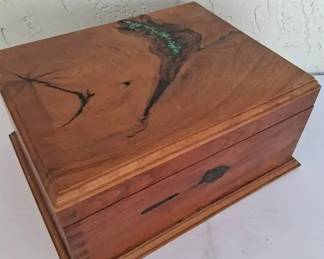 Inlaid Wooden Box