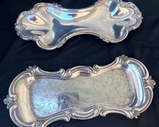 Silver Plated Snuffer Trays