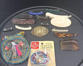 Vintage Hair Pins and Holders